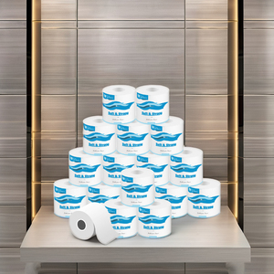 Papier toilette en gros d'usine – Tissu hygiénique en pure pâte de bois/pâte de bambou – Papier toilette OEM – Importation de papier toilette pour salle de bain - Product Image 1