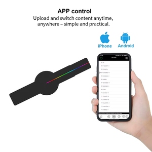 Máy chiếu hologram làm quà tặng khuyến mãi và bộ quà tặng Giáng sinh với màn hình LED 20cm, bộ quà tặng doanh nghiệp, quạt hologram - Product Image 4