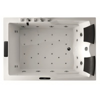 Bain à remous intérieur Aquaspring pour 1 à 2 personnes, baignoire spa en acrylique blanc, bain à remous avec massage, baignoires spa intérieures, jacuzzi pour hôtel