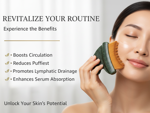 Nouvelle <span class=keywords><strong>brosse</strong></span> faciale en jade pour drainage lymphatique, poils doux, exfoliante, <span class=keywords><strong>nettoyante</strong></span>, réduit les gonflements, stimule la circulation, convient à tous les types de peau - Product Image 5