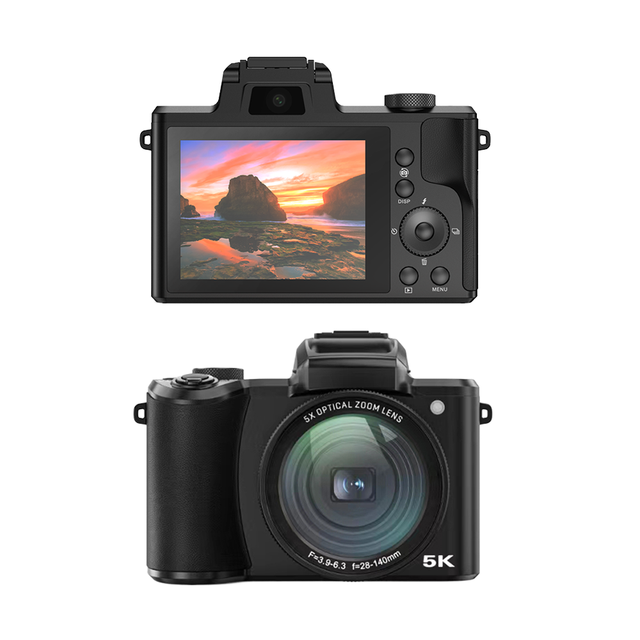 With Hood 8K Digital Camera for Photography 88MP Autofocus Camera Front and Rear Lens Flash Touch Screen 8K Mirrorless Camera