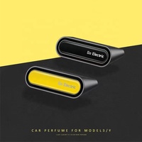 Personnalisé Tesla Model3/Y Ruban Couleur Série Solide Comprimés Parfumés Diffuseur De Voiture Évent Clip Dans Une Boîte Cadeau