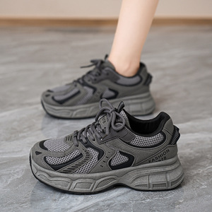 Zapatos de senderismo retro transpirables de caña alta para mujer, con suela antideslizante, zapatos casuales y deportivos para uso recreativo. - Product Image 2