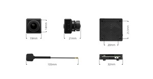 ชุดอุปกรณ์ Walksnail <span class=keywords><strong>Avatar</strong></span> Moonlight Kit <span class=keywords><strong>4K</strong></span> 60fps FPV Digital VTX กล้องมองกลางคืน Starlight ขนาด <span class=keywords><strong>1</strong></span>/<span class=keywords><strong>1</strong></span>.8 นิ้ว พร้อมระบบกันสั่น EIS และ Gyroflow ในตัว สำหรับโดรน - Product Image 4