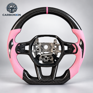 พวงมาลัยคาร์บอนไฟเบอร์แบบฟอร์จ สำหรับ Honda CRV รุ่นที่ 11 Civic Si Type R FK7 ปี 2021 2022 2023 2024 2025 2026 - Product Image 2
