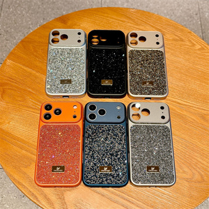 เคสโทรศัพท์มือถือ Shimmer AG Diamond Camera Glass สำหรับ iPhone 17 16 15 Pro Max พร้อมกรอบเลนส์แปลงรูปทรงดั้งเดิม ดีไซน์หรูหรา ฝาหลังแบบมีประกาย - Product Image 3