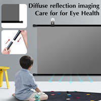 Écran de projection anti-lumière ambiante, fixation murale, cadre fixe ALR 4K 8K 16:9 pour cinéma maison, salle de réunion