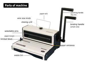 เครื่องเชื่อมลวดคู่ SG-T970ER เครื่องผูกลวดแบบแมนนวลบนเดสก์ท็อปเครื่องเจาะรูกลม2:1 - Product Image 5