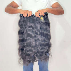 Lots de Cheveux Indiens Non Traités pour Vente en Gros, Cheveux Humains Blonds Indiens, Tissage de Cheveux Bruts à Cuticules Alignées - Product Image 1
