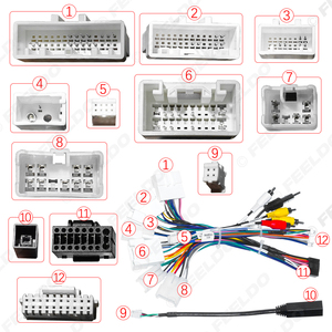 Harnais de câblage stéréo 16 broches avec boîte Canbus pour Toyota Prado/RAV4/adaptateur de fil d'installation Radio Audio - Product Image 2