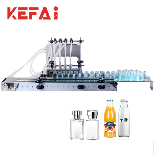 KEFAI mesin pengisi botol 0.5-10ml, mesin pengisi cairan pompa diafragma botol kecil