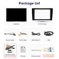 Autoradio Android 13 pouces 2Din Android Voiture Multimédia Stéréo 2.5D Écran tactile CarPlay GPS WIFI Hifi Audio RDS BT DVR Autoradio Android