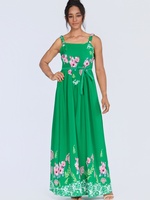 Nouvelle robe décontractée pour femmes, à bretelles, à imprimé floral estival, respirante, en gros