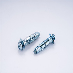 Cheville <span class=keywords><strong>creuse</strong></span> en acier au carbone zingué, cheville <span class=keywords><strong>Molly</strong></span> pour plaques de plâtre et briques creuses, M4/M5/M6/M8 - Product Image 1
