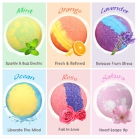 Oem bombe de bain personnalisée Fizzy marque privée bombe de bain naturelle coffret cadeau bombe de bain pour enfants avec jouets à l'intérieur