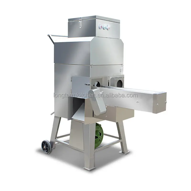 Máquina fresca de aço inoxidável comercial elétrica customizável de alta velocidade do debulhador do milho com operação simples