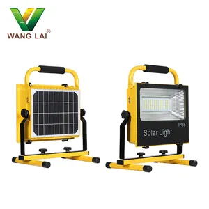 High brightness rechargeable ip65 outdoor portable 50w 100w mini led solar camping light