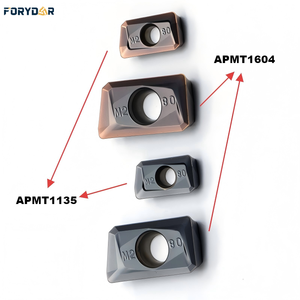 Apmt1135 1604 להב r0.8 pvd cnc מחרטה טונגסטן ציפוי קרביד להכניס התנגדות - Product Image 4