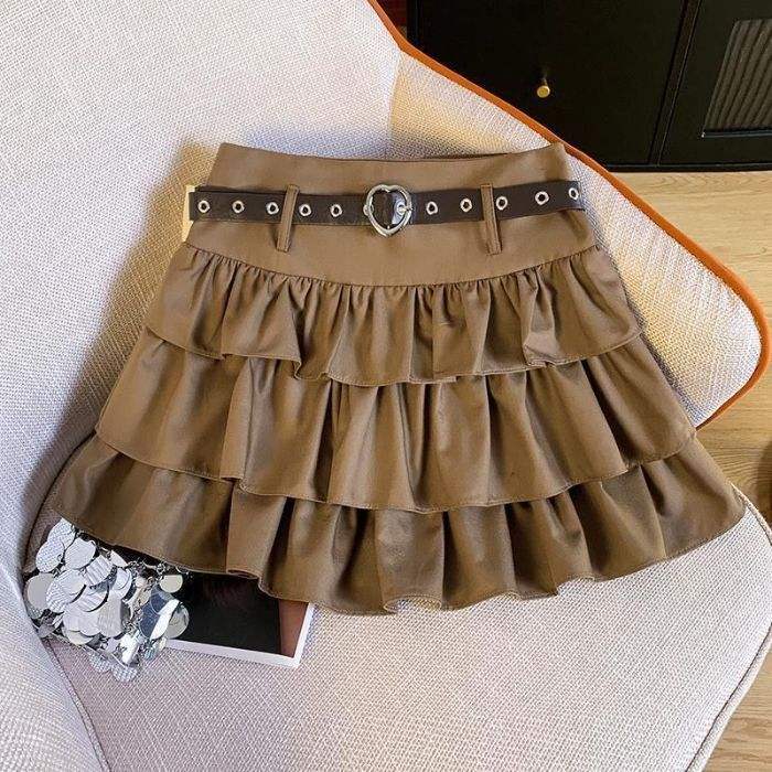 Camel color [with belt + chain]