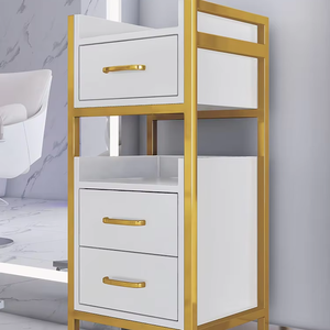 Carrello Porta Attrezzi per Barbiere con Cassetto, Tavolo Speciale per Salone di Bellezza e <span class=keywords><strong>Parrucchiere</strong></span> - Product Image 1