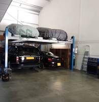 Système de levage hydraulique de stationnement à 4 poteaux double largeur de haute qualité pour garage, équipement de levage automobile avec certification CE