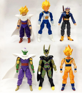 HY 6 figurines Super Saiyan <span class=keywords><strong>God</strong></span> Son Goku Gohan <span class=keywords><strong>Vegeta</strong></span> Vegetto Ultra Instinct, jouets modèles, cadeau - Product Image 3