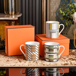 Modern Geometric Striped Bone China Coffee <b>Mug</b> Exquisite Porcelain Cup With Elegant Gift <b>Box</b> For Home Office Cafe Afternoon Tea - Product Image 6