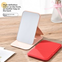 Miroir de Maquillage Pliant Portable HD Anti-Déformation avec Fonction Retouche Multi-Usages – Vente en Gros
