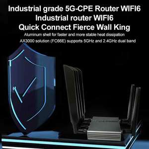 <span class=keywords><strong>ราคา</strong></span>โรงงาน CPE 5g Router Wifi Openwrt WEB UI AX3000 FC66E NFA765 AX1800  เราเตอร์ 5g สำหรับอุตสาหกรรม รองรับซิม  สัญญาณเสาอากาศภายนอกดี - Product Image 2