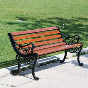 Customizable Modern Wood Patio Row Chair Waterproof Outdoor Leisure Furniture <b>for</b> Public Spaces Park <b>Garden</b> <b>Benching</b> - Product Image 1