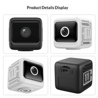 Caméra de sécurité 1080P WiFi sans fil avec vision nocturne, détection de mouvement, enregistreur portable, visualisation en temps réel, caméra IP