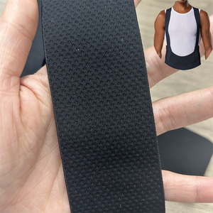 Sangles de ceinture à bande élastique respirante noire Vêtements de cyclisme Autres vêtements Fabricant d'accessoires en Chine pour vêtements et vêtements - Product Image 1