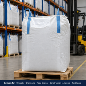 <span class=keywords><strong>Saco</strong></span> Jumbo FIBC de PP Transpirable Usado, de 500kg-2000kg, Modelo Baohua BH10, Factor de Seguridad 5:1, Fondo Plano, Súper <span class=keywords><strong>Saco</strong></span> para Talco - Product Image 4