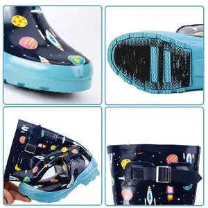 Manufacturer Wholesale New Design Children Wellies Waterproof Rain Boots For Kids