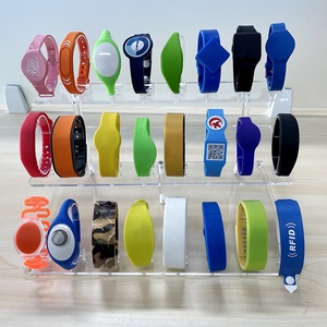 Cmrfid HF UHF Tần Số Kép chip Vòng đeo tay Silicone dây đeo cổ tay - Product Image 2