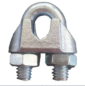 U. S. tipo clip de cuerda de alambre maleable clips de cuerda de alambre maleable de acero resistente SS tipo A