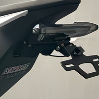 Support de plaque d'immatriculation et éclairage LED 12V pour moto HYD, éliminateur de garde-boue arrière, en aluminium 3mm, compatible CFMOTO 675SS 675SR-R, garantie 1 an