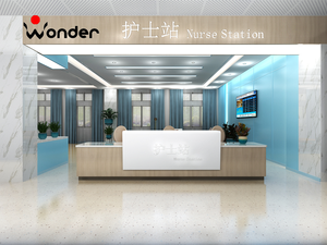 Équipement de meubles médicaux de conception moderne de haute qualité poste d'infirmière d'hôpital professionnel personnalisé - Product Image 4