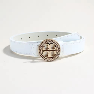 Cinturón de Lujo de Diseñador para Dama de Marca Famosa Estilo Vintage de Cuero con Hebilla de Aleación Novedad de Moda Accesorio en Venta - Product Image 6