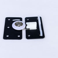 Sistema de Puerta Corredera, Amortiguador de Puerta Corredera de Cierre Suave, Rodillos de Alta Resistencia, Madera Fantasma, Súper Suave y Duradero, 80 KG