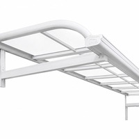 Toldo Manual Moderno de Aluminio para Patio, Fabricación Profesional ODM OEM, Estructura de Aluminio Resistente a la Oxidación, para Edificios Escolares