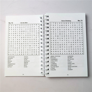 Libri di indovinelli con rilegatura a spirale e copertina morbida, con stampa personalizzata e logo - Product Image 5