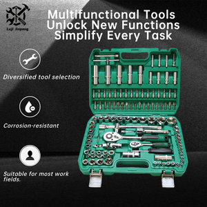 108 Mảnh Cơ Khí Trường Hợp Khó Khăn Công Cụ Thiết Lập 1/2 1/4 Inch Ratchet Cờ Lê Ổ Cắm Tuốc Nơ Vít OEM Tùy Chỉnh <span class=keywords><strong>CRV</strong></span> Chất Liệu - Product Image 2
