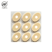 Coussinets en mousse épaisse ovale creuse anti-frottement pour cors, protection des pieds et soulagement de la douleur, patch anti-cors en gros