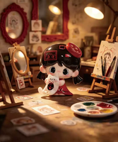 Figurines PVC Pommy Beans de la série Enjoy the Moment de la marque Top Brand Pommy Minis Blind Box, décorations de bureau, jouets de collection, 40 pièces.
