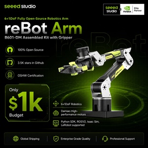 Kit de Brazo Robótico Seeed Studio ReBot Arm B601-DM Ensamblado con Pinza, Kit de Brazo Robótico de Código Abierto, Python SDK, ROS1/2, <span class=keywords><strong>Isaac</strong></span> Sim y LeRobot - Product Image 1