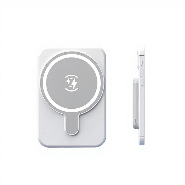 Cross-Border Best-Selling MagSafe Magnetic Wireless Power Bank K18 5000 MAh Ultra-Thin Creative Compact Mobile Power Source