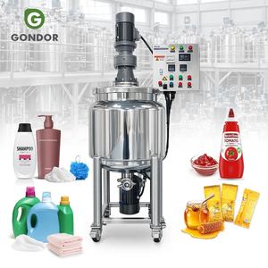 Motor Emulsifier <b>Vacuum</b> Homogenizer 100 L Milk Tank Cosmetic Mixer Mixing Fermentation with Homogenizer Agitator - Product Image 1