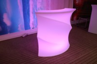 Barre lumineuse LED 80 cm sans fil avec télécommande, étanche, pour KTV, hôtel, restaurant, durée de fonctionnement 8-12h, salon