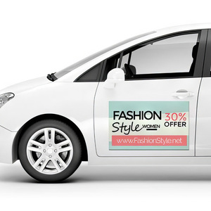 Custom Full Color Company Shape Logo <strong>Car</strong> Magnets <strong>Decals</strong> for Effective Promotion - Product Image 3